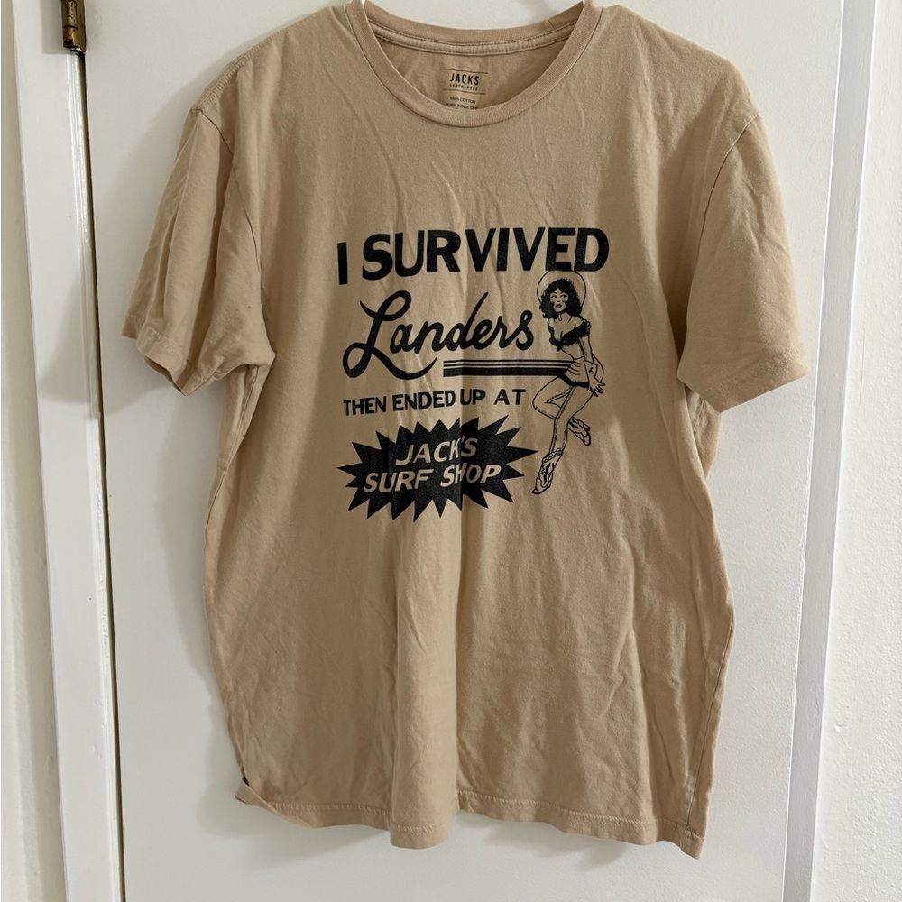 Jack by BB Dakota Beige Surf Shop Tee